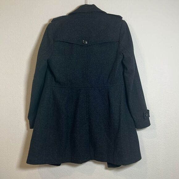 Banana Republic Wool Blend Trench Pea Coat Jacket - Picture 8 of 11